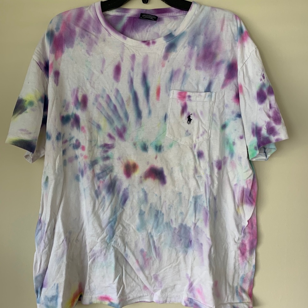 Polo Ralph Lauren Tie Dye T-Shirt with Pocket